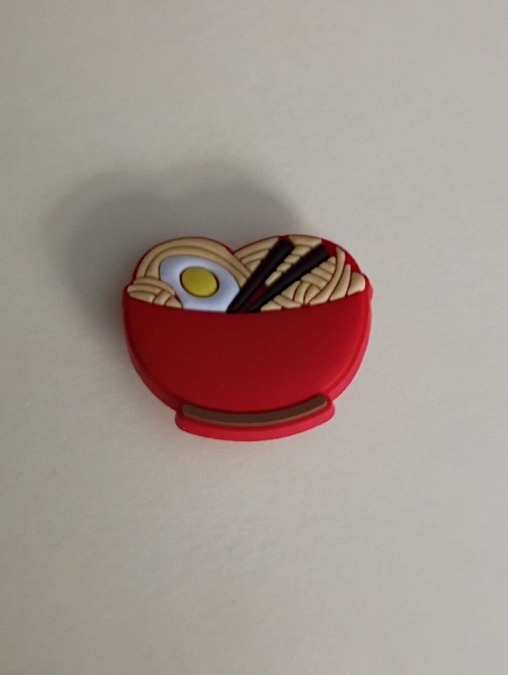 10 for $10 Jibbitz Croc Charm - Ramen Red Bowl Of Noodles w/ Egg & Chopsticks 2